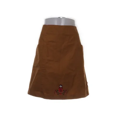 Kjol (Brun) från Blutsgeschwister Elastan, Ekologisk bomull, Polyester