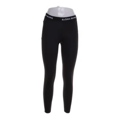 Sports tights (Black, White) from Björn Borg Elastane, Polyester