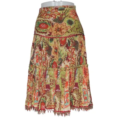 Jupe longue (Vert, Rouge, Multicolore) de Derhy Coton