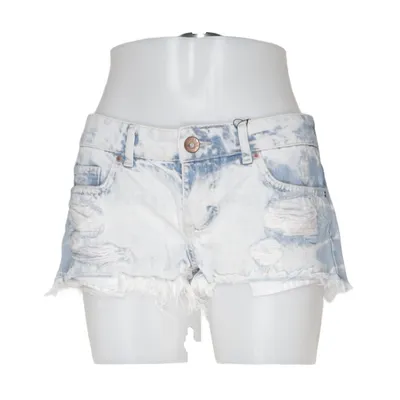 Jeansshorts (Blå, Vit) från Bershka