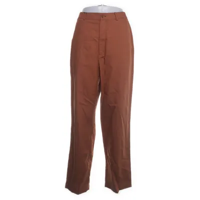 Chinos (Bruin) van Uniqlo Polyester, Viscose, Linnen