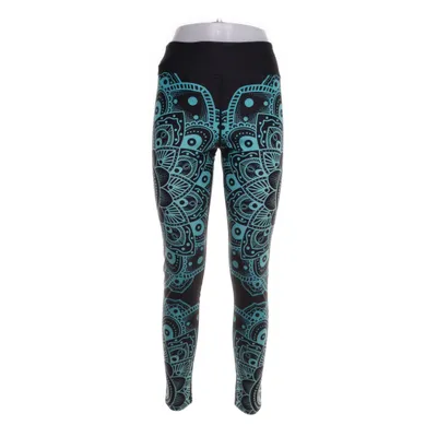 Sports tights (Black, Turquoise) from Maya Freya Elastane, Polyester