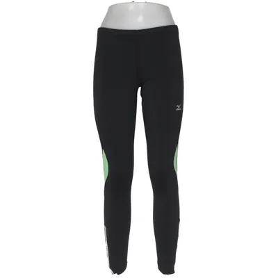 Collants de sport (Noir, Vert) de Mizuno Polyester, Polyuréthane