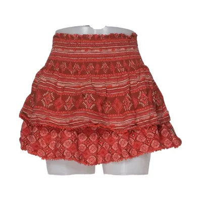 Kjol (Röd, Brun) från Superdry Bomull, Viskos