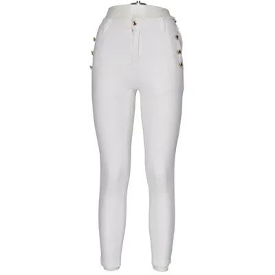 Jeans (Vit) från Monday Premium Bomull, Elastan