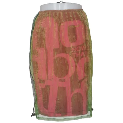 Kjol (Grön, Röd, Brun) från Custo Barcelona Bomull, Polyester