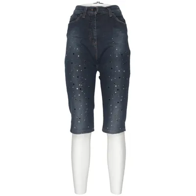 Pantacourt (Bleu) de Lisa Valli Jeans Coton, Élasthane