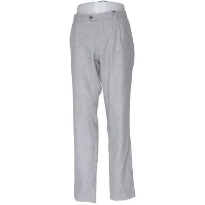 Jakkesætsbukser (Grå) fra White Bertoni Polyester, Uld