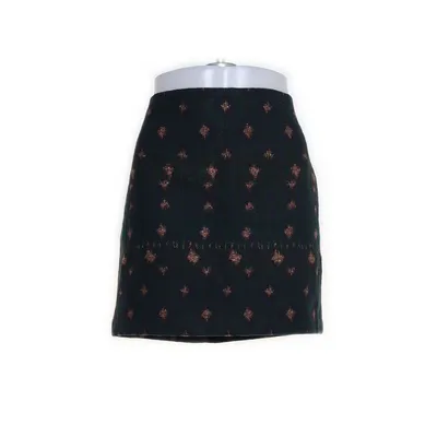 Rok (Blauw, Groen) van Etam Acryl, Katoen, Metallvezel, Polyester