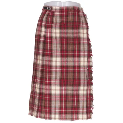Wrap skirt (Red, Brown, Beige) from Laird-Portch of Scotland Wool