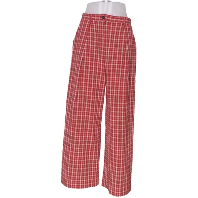 Pantalon patte d'éléphant (Rouge, Beige) de Ivan Grundahl Coton, Élasthane, Polyester, Viscose