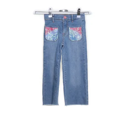 Jeans (Blue, Multicolored) from Billieblush Cotton, Elastane