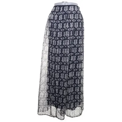 Maxi skirt (Blue, Beige) from Zero Polyester, Viscose