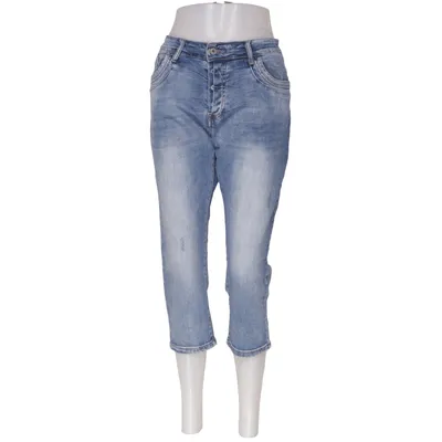 Driekwart broek (Blauw) van Piro Katoen, Elastaan, Polyester