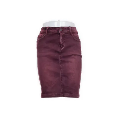Denim skirt (Red) from Zac & Zoe Cotton, Elastane, Polyester