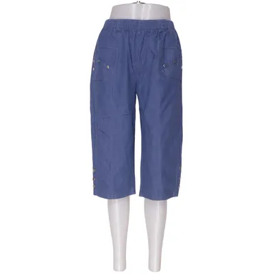 Three-quarter pants (Blue) from Mundo Mix Cotton, Elastane