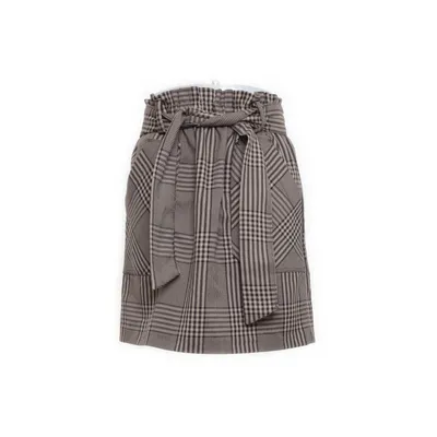 Kjol (Brun, Svart) från Dilvin Basic Elastan, Polyester, Viskos