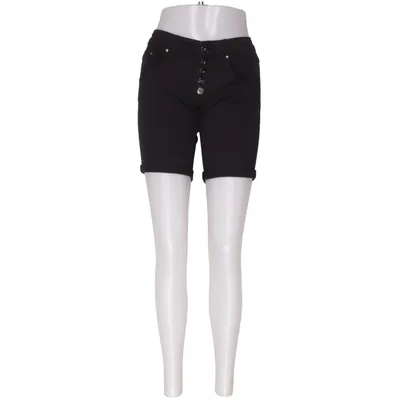 Short en jean (Noir) de Place du Jour Coton, Élasthane