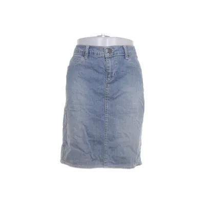 Denim skirt (Blue) from Zara Woman Cotton, Elastane