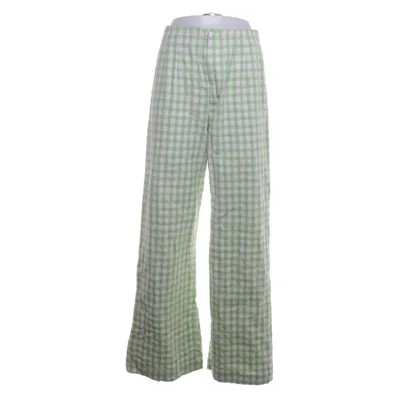 Palazzobyxor (Grön, Vit) från Zara Bomull, Polyester