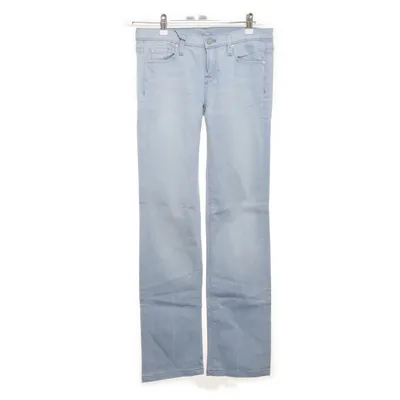 Spijkerbroek (Blauw) van 7 for All Mankind Katoen, Elastaan