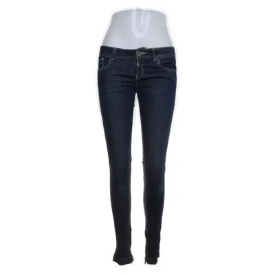 Pants (Blue) from Denim Rules by TRF Cotton, Elastane