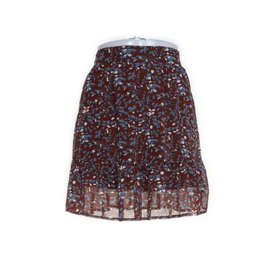 Skirt (Brown, Blue, White) from Cerise Blue Polyester, Viscose