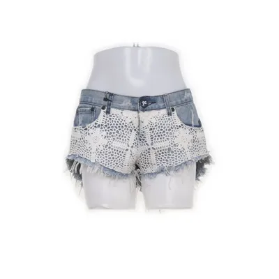 Jeansshorts (Blå, Vit) från Oneteaspoon Bomull