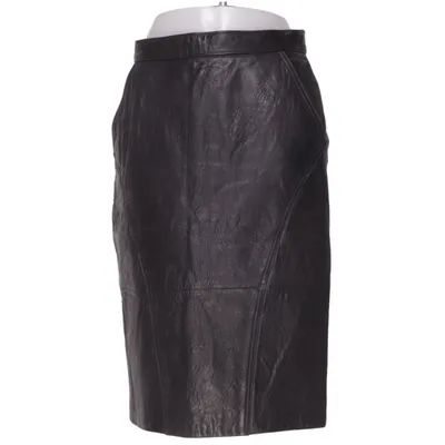 Jupe en cuir (Noir) de Hollies Cuir, Nylon