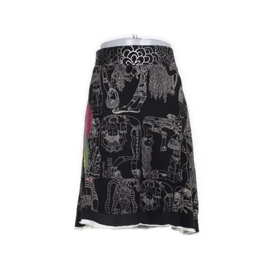 Kjol (Svart, Flerfärgad) från Desigual Bomull