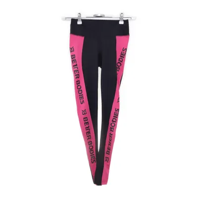 Træningsleggings (Sort, Pink) fra Better Bodies Elastan, Polyamid