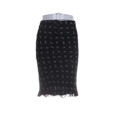 Skirt (Black, White) from Mexx Women Nylon, Viscose