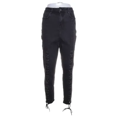 Spijkerbroek (Zwart) van New Look Curves Katoen, Elastaan, Polyester