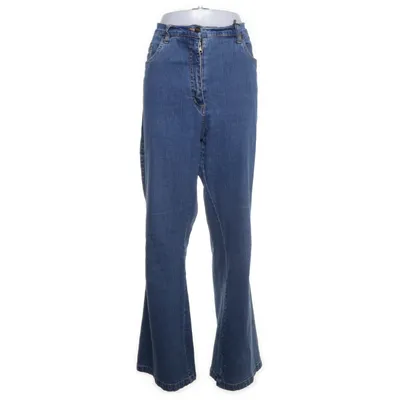 Jeans (Blå) fra Ulla Popken Bomuld, Elastan, Polyester