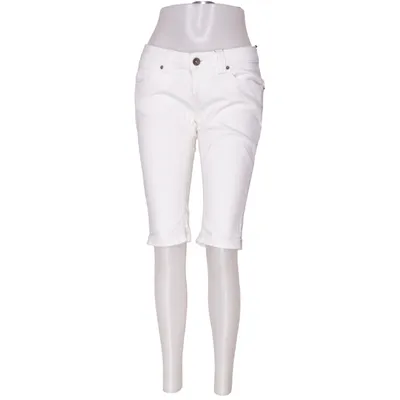 Three-quarter pants (White) from Amisu Jeans Cotton, Elastane