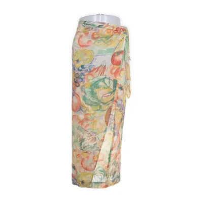 Wrap skirt (Yellow, Green, Multicolored) from Dagmar Hauser