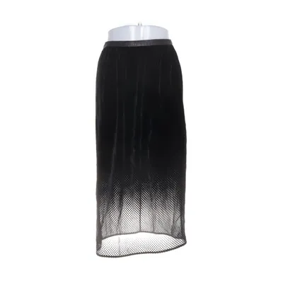 Maxi skirt (Black) from Antipodium Elastane, Polyester, Silk, Viscose