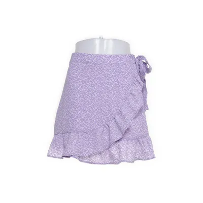 Wrap skirt (Purple, White) from FB Sister
