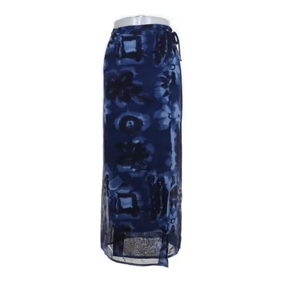 Wrap skirt (Blue, Black, Multicolored) from 3 Suisses Collection Polyamide, Viscose