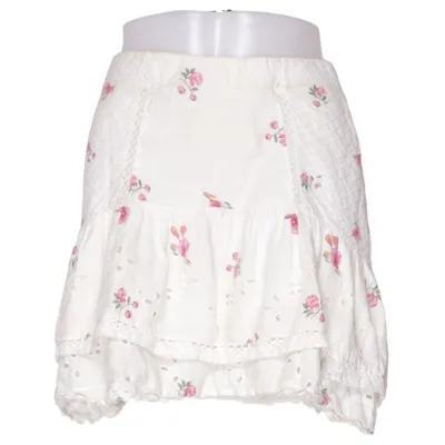 Skirt (White, Pink, Multicolored) from Zara Cotton