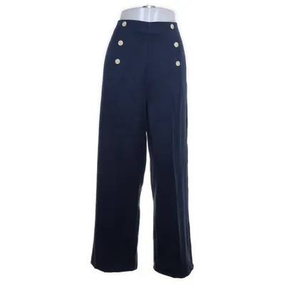 Palazzo pants (Blue) from Banned Retro Elastane, Polyester, Viscose
