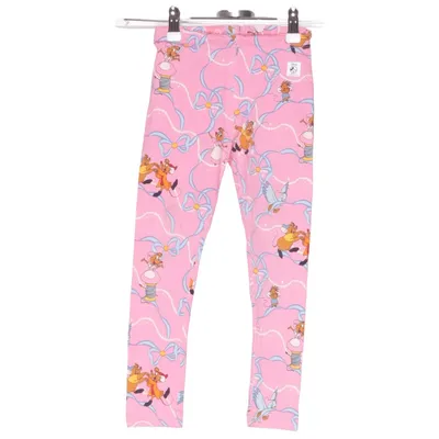 Leggings (Pink, Flerfarvet) fra Disney x Polarn O. Pyret Elastan, Økologisk bomuld