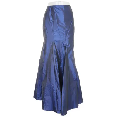 Jupe (Bleu) de Barbara Schwarzer Soie, Viscose
