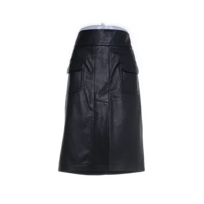 Leren rok (Zwart) van Blacky Dress Leer, Acetaat