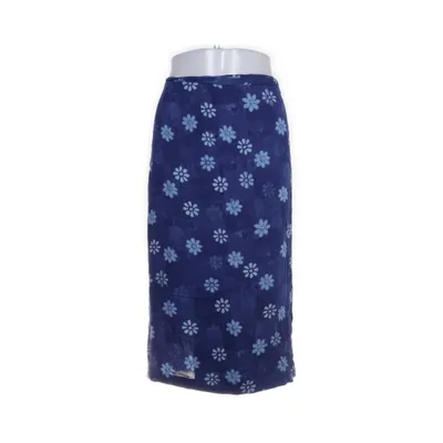 Wrap skirt (Blue) from New Look