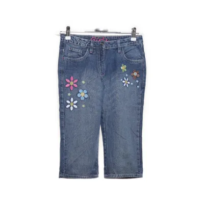 Trekvartsbyxor (Blå, Flerfärgad) från Girls Bomull