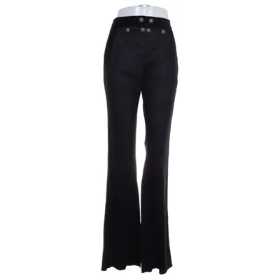 Pants (Black) from Just Cavalli Acetate, Cotton, Elastane, Nylon, Wool