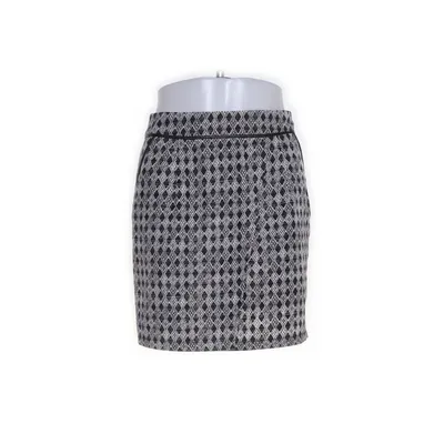 Skirt (Black, White) from School Rag Polyester