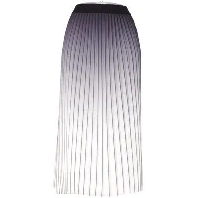 Maxi nederdel (Sort, Hvid) fra Apart Elastan, Polyester