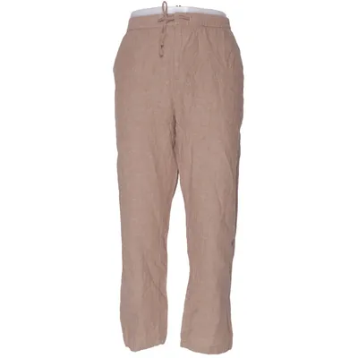 Bukser (Beige) fra H&M Bomuld, Linned, Polyester
